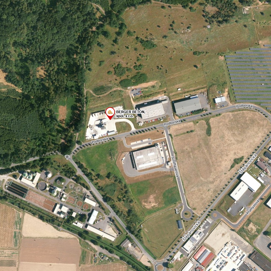 Mapa – Berger_Klatovy